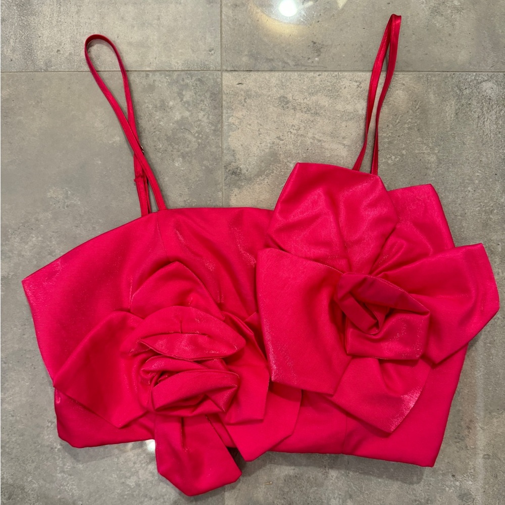 SHEIN Pink Flower Top | S